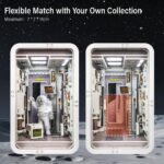 Joohour Space Capsule DIY Book Nook Kit with LED