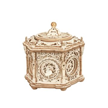 Rokr Cathedral-Style 3D Wooden Music Box Puzzle