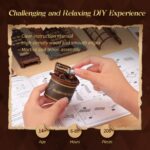 Funpola Wizard Wand Shop DIY Book Nook Kit with LED