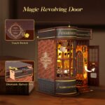 Funpola Wizard Wand Shop DIY Book Nook Kit with LED