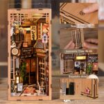 Antreatu Sakura Cat Alley DIY Book Nook Kit with LED