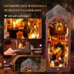Lycidae Magic Library DIY Book Nook Kit with LED
