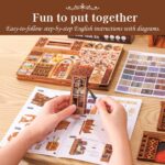 Cutefun Eternal Bookstore DIY Book Nook Kit with LED