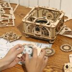 Rowood Gramophone 3D Wooden Music Box Puzzle