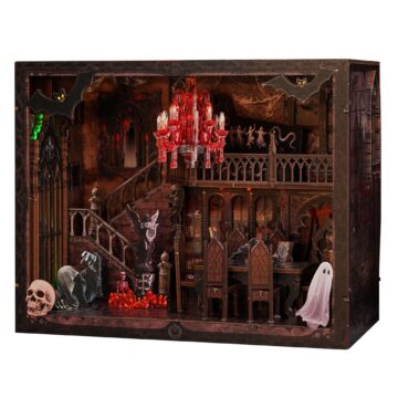 Joibabe Haunted Manor DIY Book Nook Kit with LED