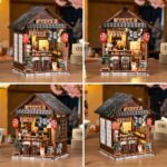 Kubelyx Japanese Izakaya DIY Book Nook Kit with LED