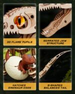 Rokr Velociraptor 3D Wooden Puzzle