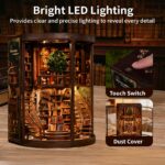 Qwakay Wisdom Yearbook Library DIY Book Nook Kit with LED