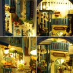 Roroom Sea Breeze DIY Book Nook Kit with LED