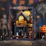 Mostcloud Halloween Witch's House DIY Book Nook Kit with LED