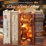 Cutefun Eternal Bookstore DIY Book Nook Kit with LED