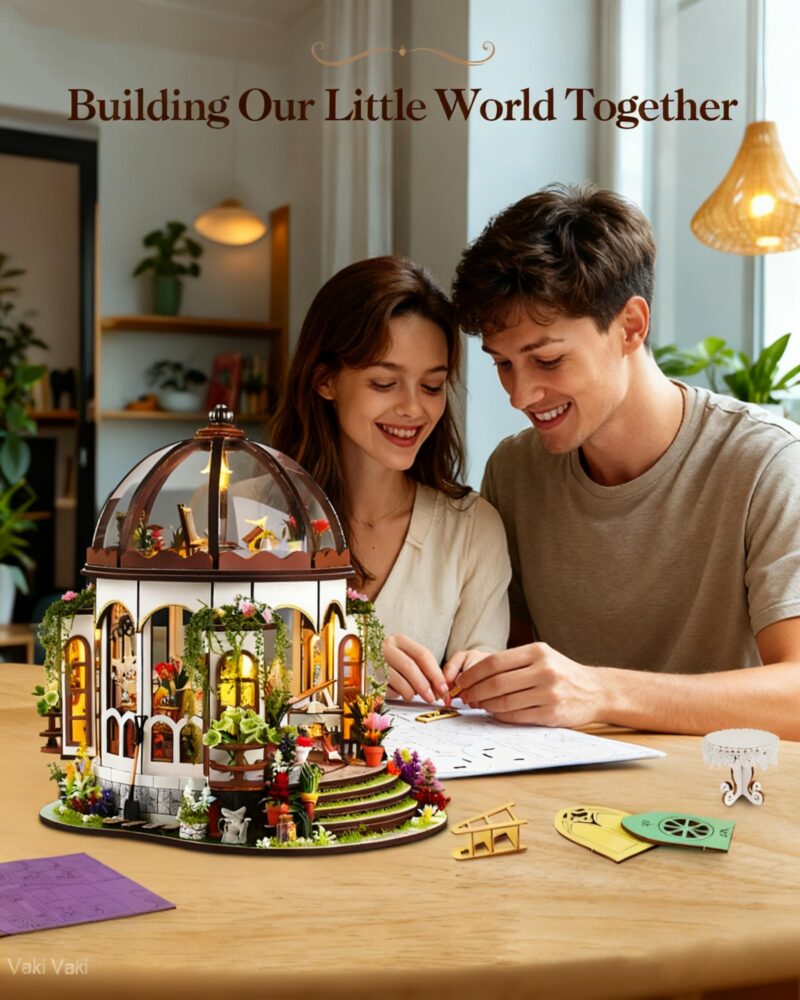 Vaki Vaki Hanging Garden DIY Book Nook Kit with LED