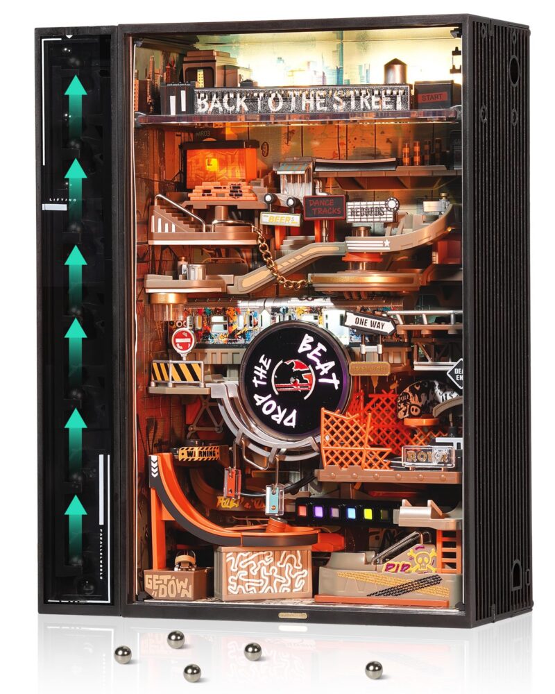 Rokr Parallel World 2-in-1 3D Wooden Marble Run