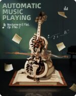Rokr Cello 3D Wooden Music Box Puzzle