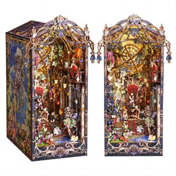 Ozjay Fairy Tale Elves DIY Book Nook Kit with LED