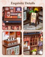 Rolife Sakura Wine Alley DIY Book Nook Kit