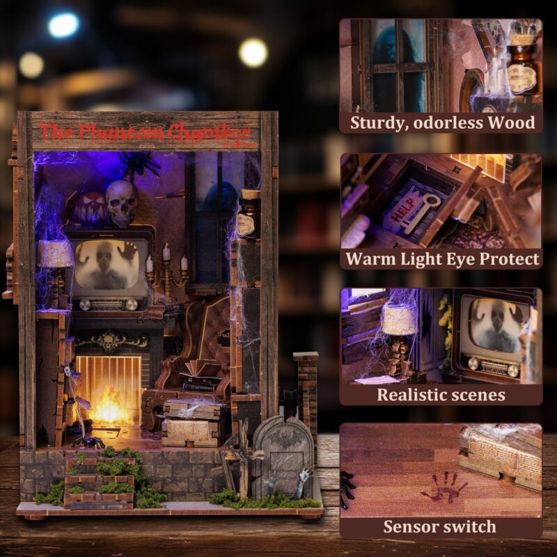 Luuwik Phantom Chamber DIY Book Nook Kit with LED