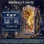 Ozjay Fairy Tale Elves DIY Book Nook Kit with LED
