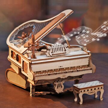 Rowood Magic Piano 3D Wooden Music Box Puzzle