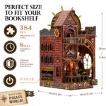 Isseve Pirate Castle DIY Book Nook Kit with LED