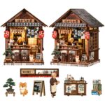 Kubelyx Japanese Izakaya DIY Book Nook Kit with LED