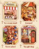Rolife Fairytale Amusement Park DIY Book Nook Kit with LED