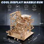 Uplike Climbing Compass 3D Wooden Marble Run