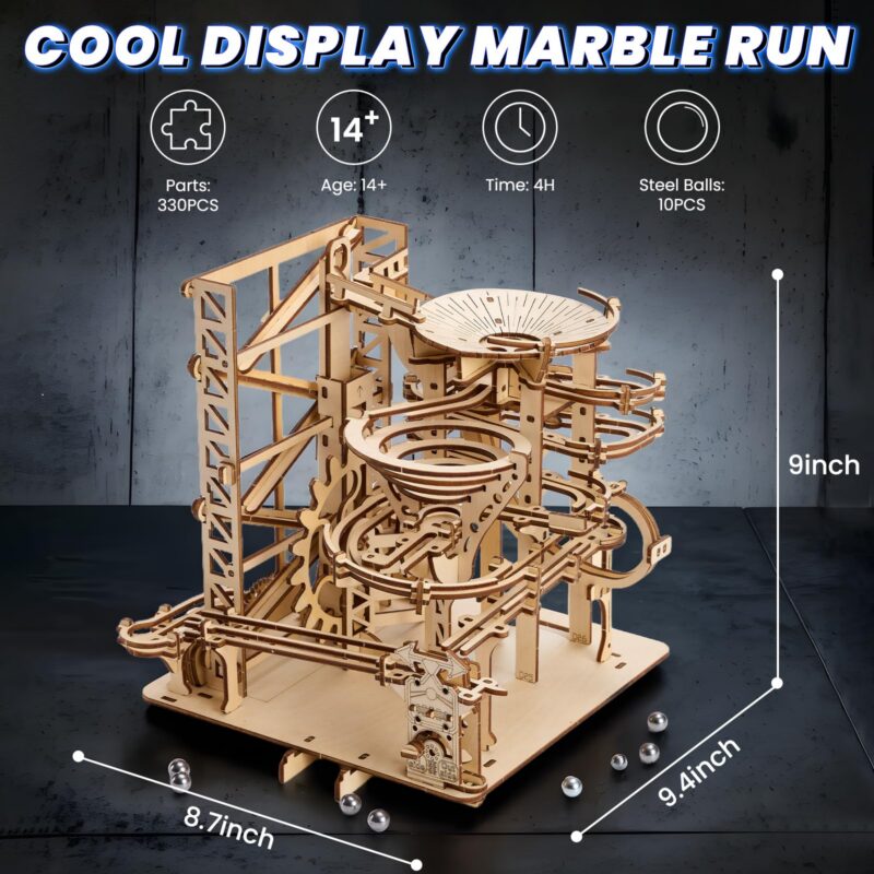 Uplike Climbing Compass 3D Wooden Marble Run