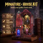 Gattlelic Arcane Spire Magic Castle DIY Book Nook Kit with LED