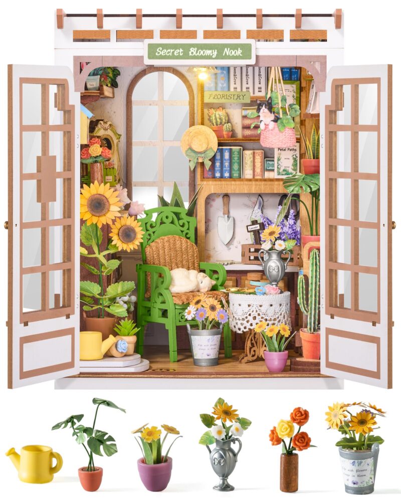 Rolife Secret Bloomy Nook DIY Book Nook Kit Rolife Secret Bloomy Nook DIY Book Nook Kit