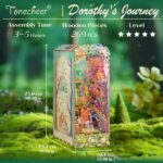 Tonecheer Fairy Tale Forest DIY Book Nook Kit with LED
