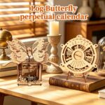 Music Park Butterfly & Calendar 3D Wooden Puzzle