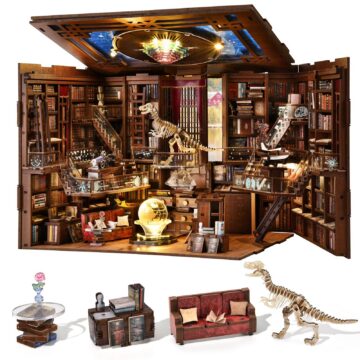 MiniCity Beyond Library Max DIY Book Nook Kit with LED