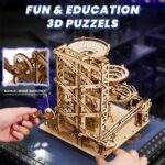 Uplike Climbing Compass 3D Wooden Marble Run