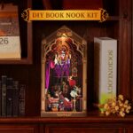 Roine Lxux Rose Princess DIY Book Nook Kit with LED