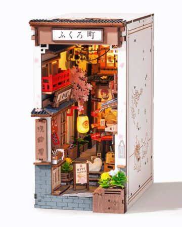 Rolife Sakura Wine Alley DIY Book Nook Kit