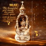 Faucly 100-Piece 3D Wooden Music Box Puzzle
