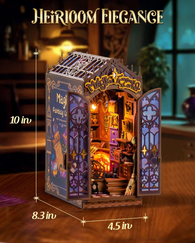 Rolife Magic Fantasy Corner DIY Book Nook Kit with LED