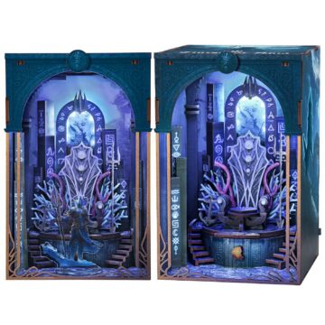MiniCity Throne of Aqua DIY Book Nook Kit with LED