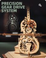 Rokr Cello 3D Wooden Music Box Puzzle