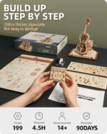 Rokr Cello 3D Wooden Music Box Puzzle