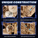 Uplike Climbing Compass 3D Wooden Marble Run