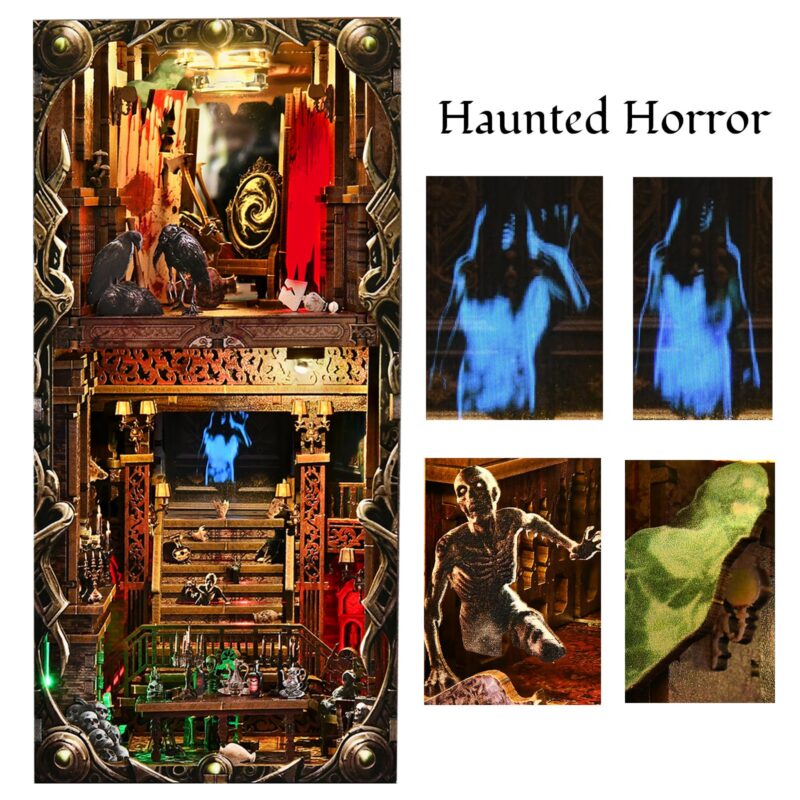 Droicc Bloody Hotel DIY Book Nook Kit with LED