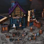 Mostcloud Halloween Witch's House DIY Book Nook Kit with LED