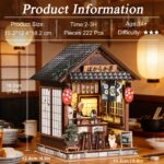 Kubelyx Japanese Izakaya DIY Book Nook Kit with LED