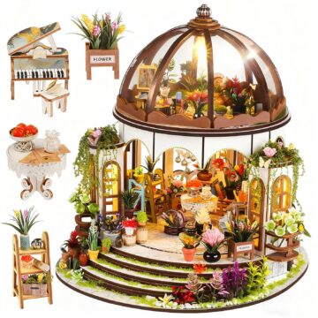 Vaki Vaki Hanging Garden DIY Book Nook Kit with LED