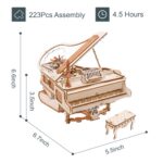 Rowood Magic Piano 3D Wooden Music Box Puzzle