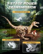 Rokr Velociraptor 3D Wooden Puzzle