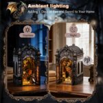 Soothee Dragon Castle DIY Book Nook Kit with LED