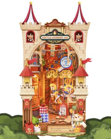 Rolife Fairytale Amusement Park DIY Book Nook Kit with LED